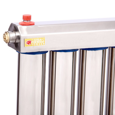 【豪華之星】廠家批發 家用不銹鋼換熱器 51、76 不銹鋼柱式換熱器 家居采暖換熱器圖片_高清圖_細節圖-衡水明睿能源設備 -